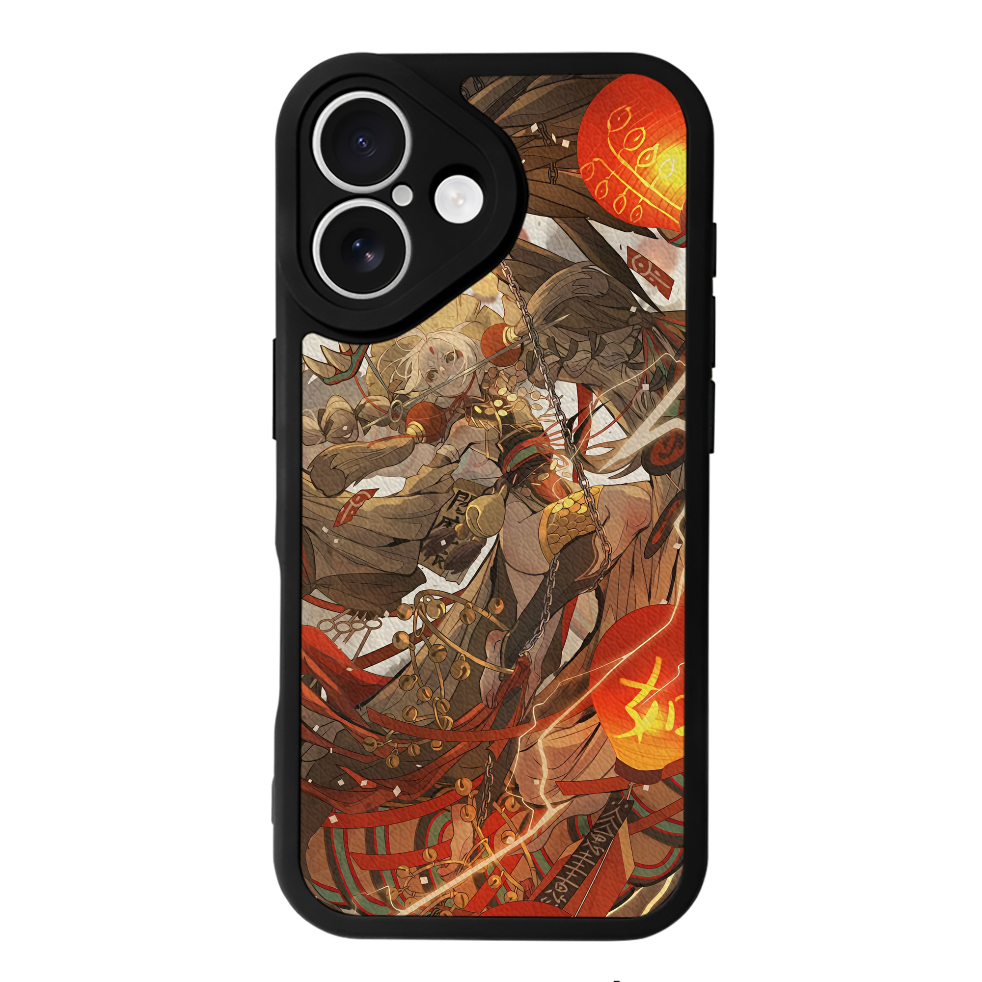 （画像用） 刀剣乱舞 Touken Ranbu 【iPhone 16シリーズ対応】シリコンスマホケース（レザー調） 材質：シリコン